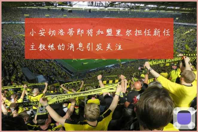 小安切洛蒂即将加盟里尔担任新任主教练的消息引发关注